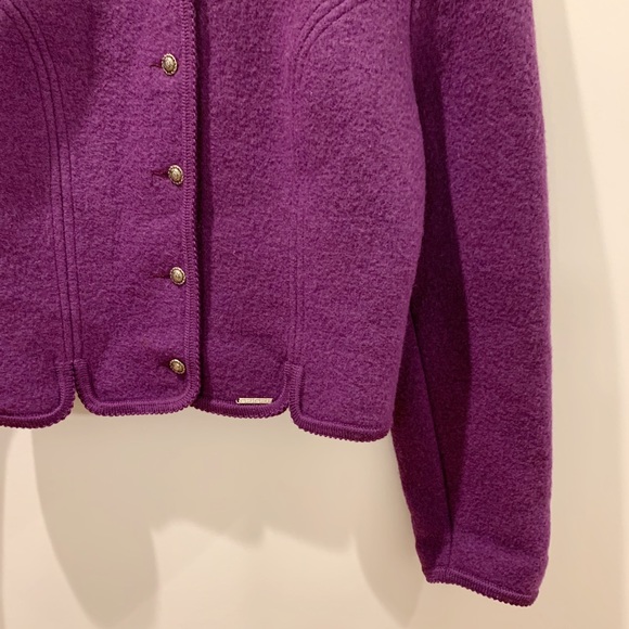 SOLD🚫Vintage 80s Geiger Wool Cardigan - Picture 7 of 12